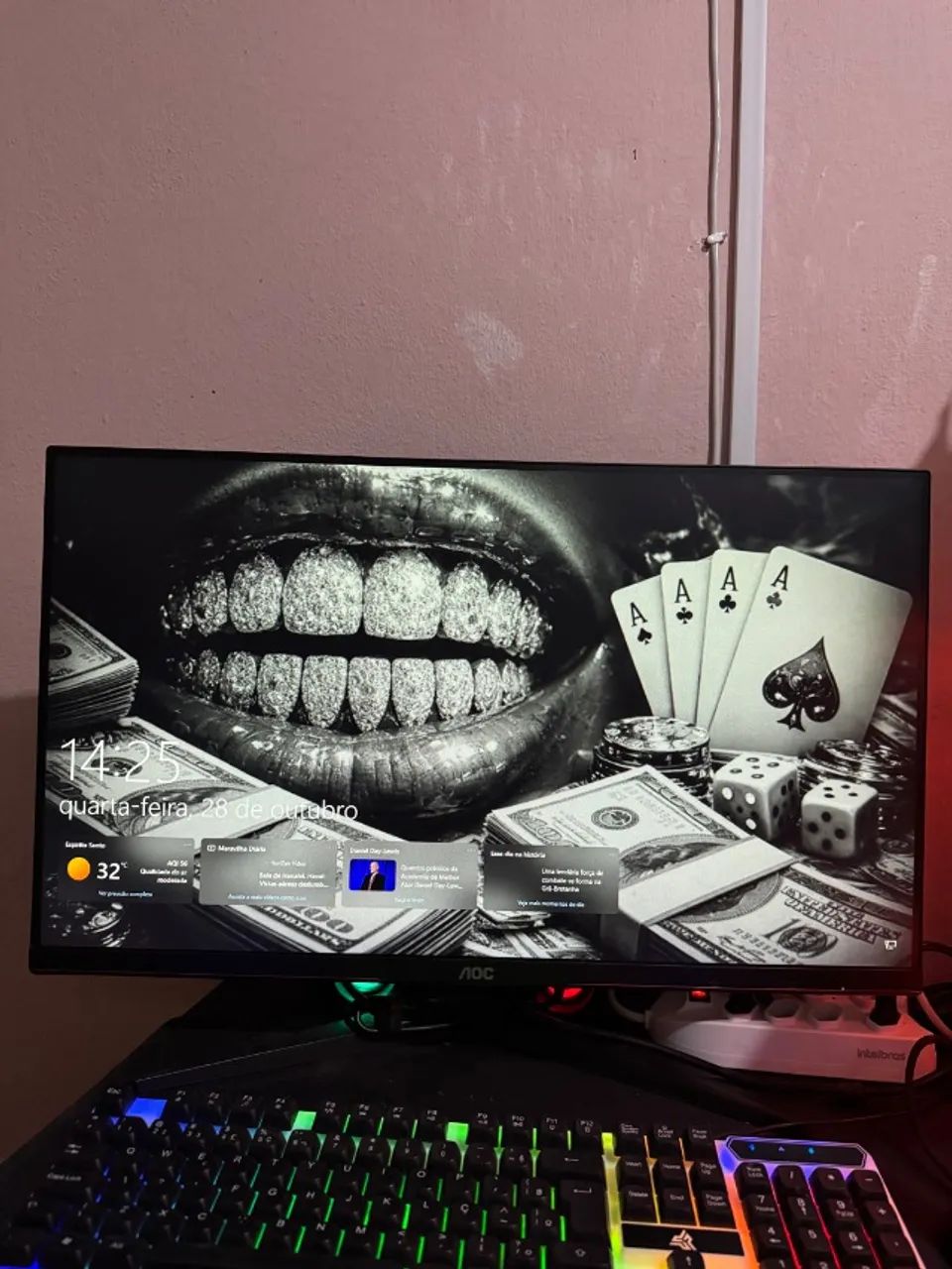 Monitor OAC 27G2 perfeito estado - Foto 2