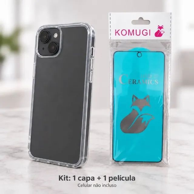 Kit Capa Transparente + Película Cerâmica HD Max - Foto 3