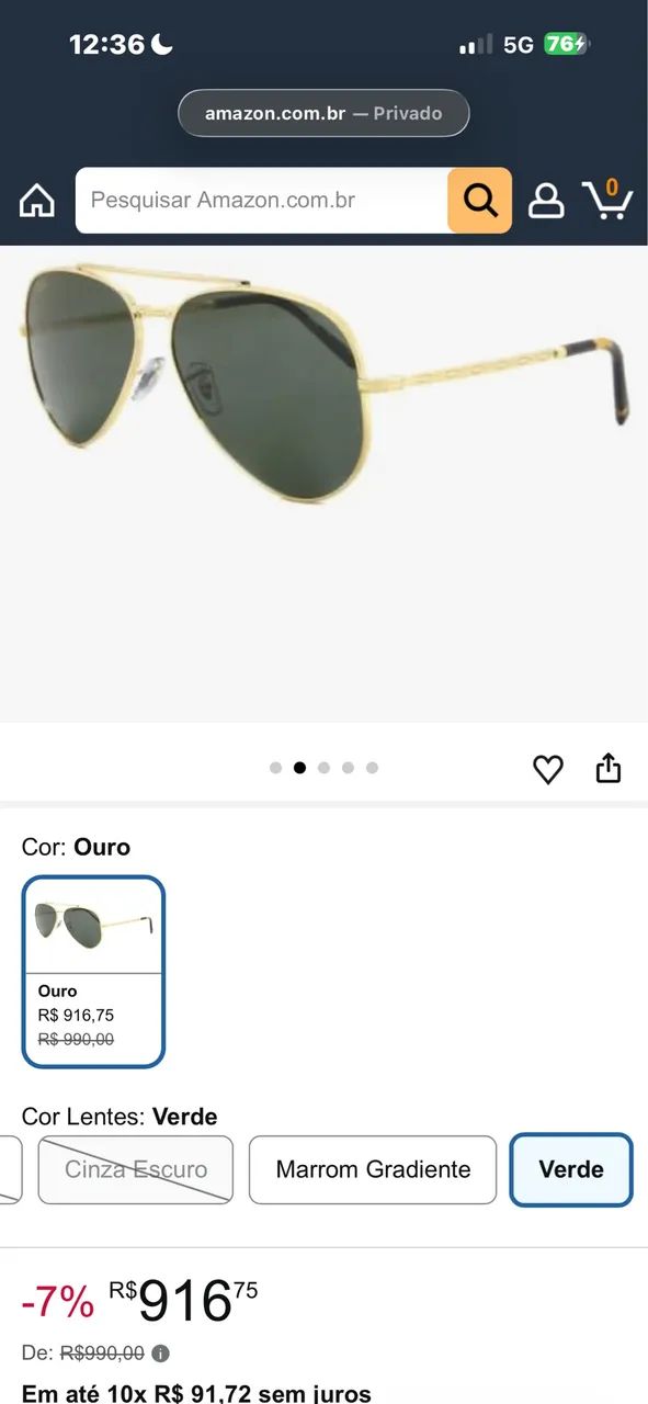 Óculos de sol rayban - Foto 4