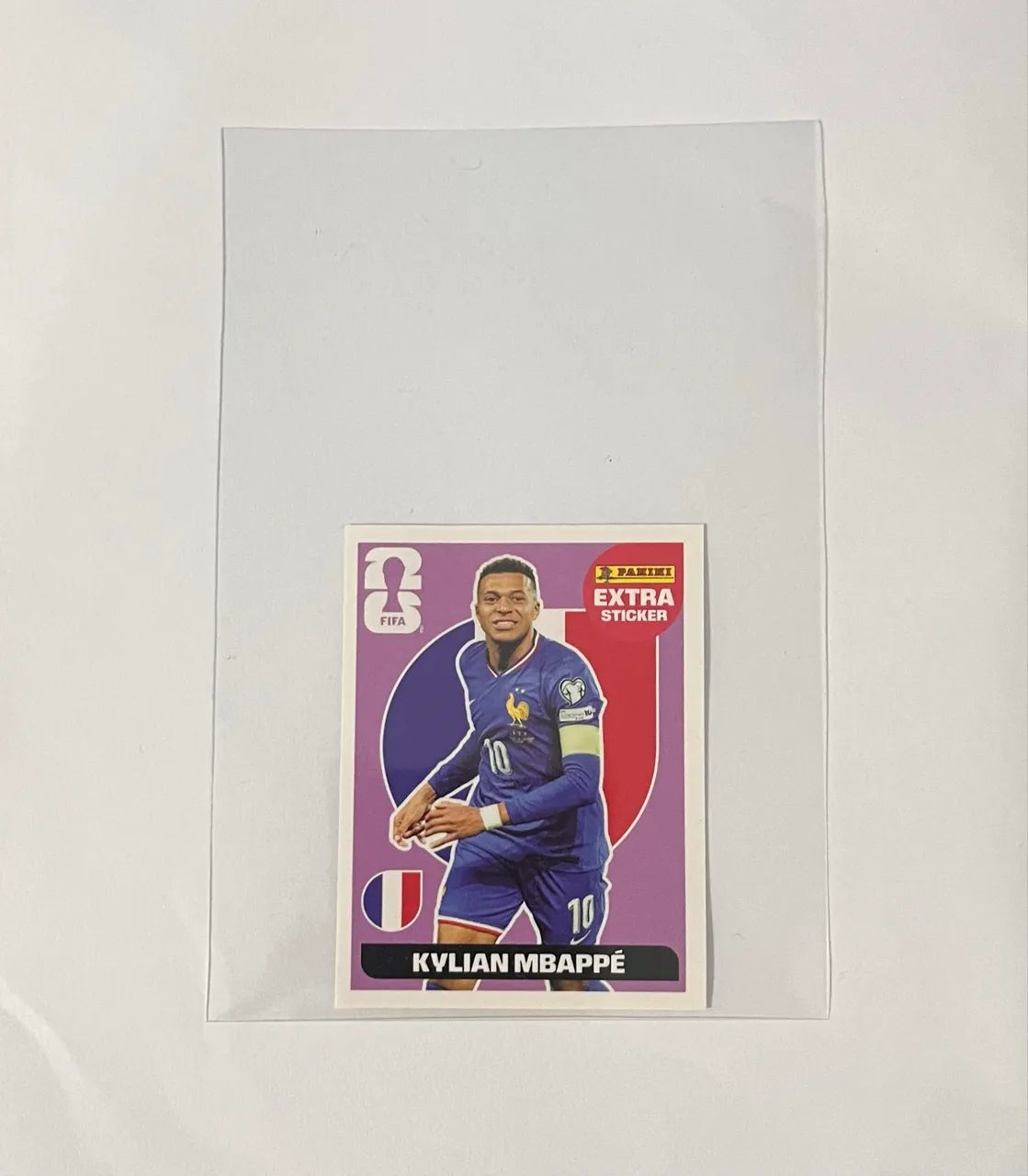 Figurinha Panini Copa do Mundo 2026 - Kylian Mbappé Legend Lilás Rara - Foto 3