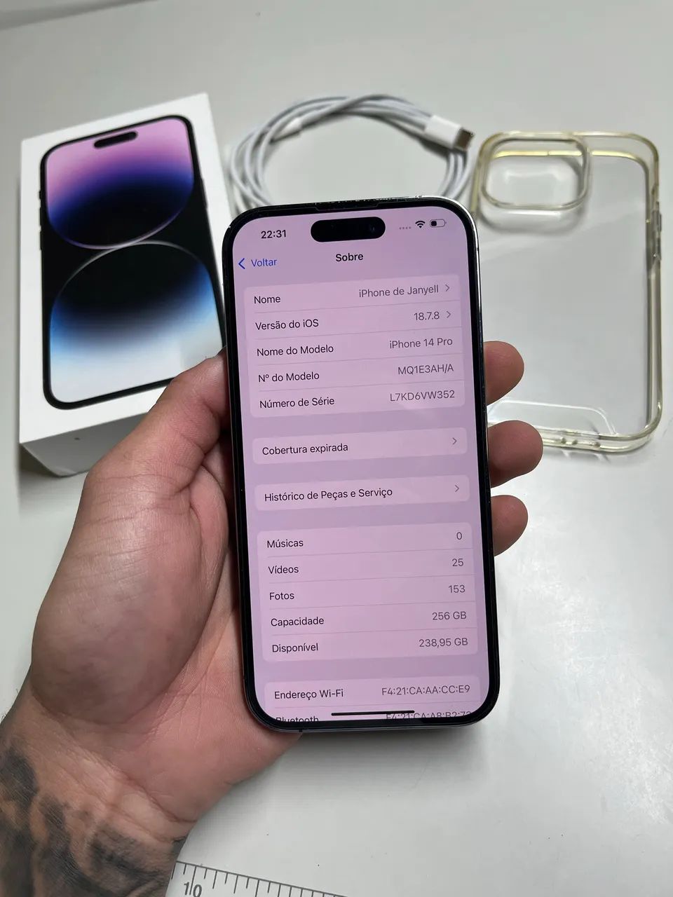 iPhone 14 Pro Max 256gb Purple (Roxo) - Celulares e Smartphones