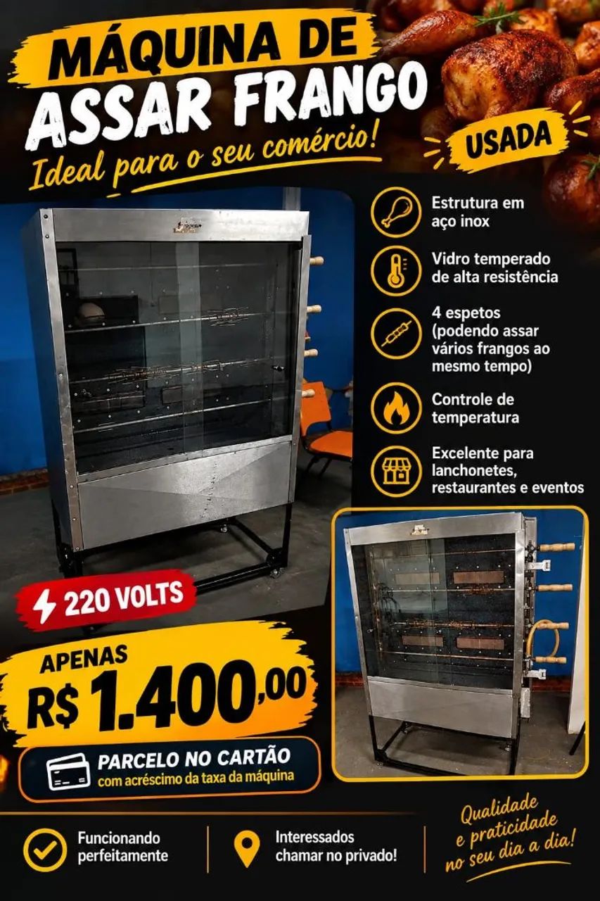 Máquina de Assar Frango