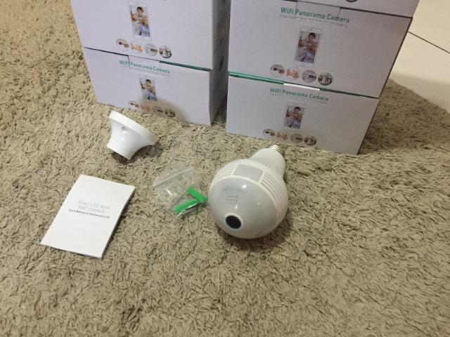 Promoção Pronta entrega lâmpada câmera monitore sua casa ou estabelecimento" - Foto 2