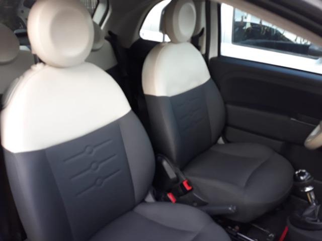 Fiat 500 Perola!! Financio Sem Ent. nao ka c3 onix 208 kwid up hb20 cooper mobi uno gol - Foto 14