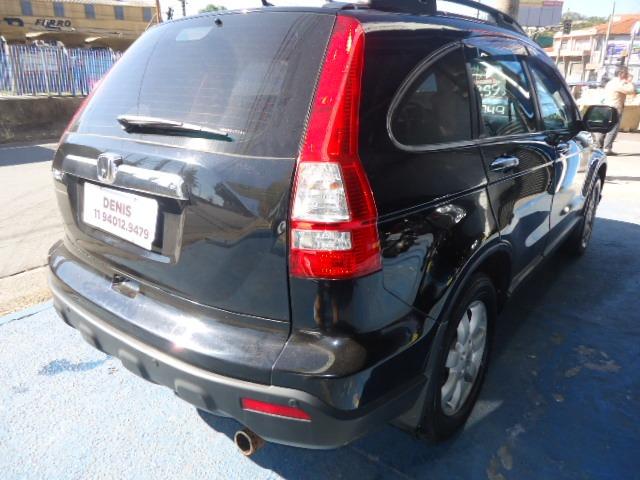 Honda Cr-v Exl 2008 preta c/ teto estudo troca e financio - Foto 6