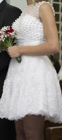 Vestido de noiva e sapato - Foto 4