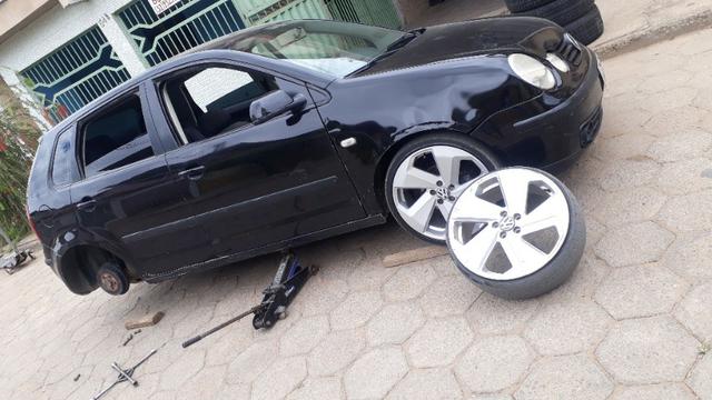 Vendo polo hatch 2004 nas 18 suspensão feita Longarina tbm feita - Foto 4