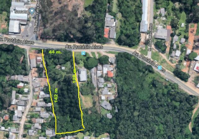 Terreno de 5.940m² na Av Protásio Alves