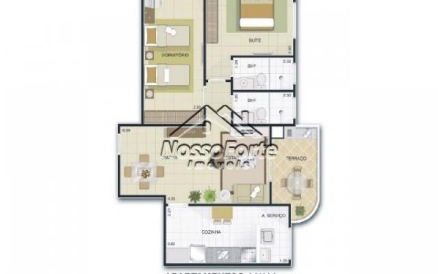 Apartamento na Aviação em Praia Grande - Foto 11