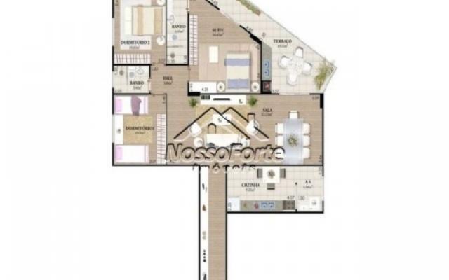 Apartamento na Guilhermina em Praia Grande - Foto 9
