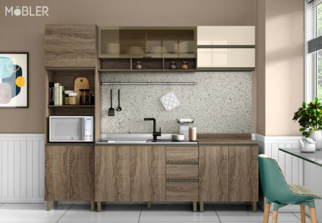 Cozinha Laura Completa 100% MDF Alto Padrão