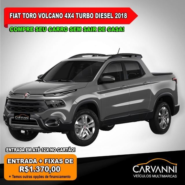 Fiat Toro Volcano 2.0 4X4 Turbo Diesel 2018 Automático