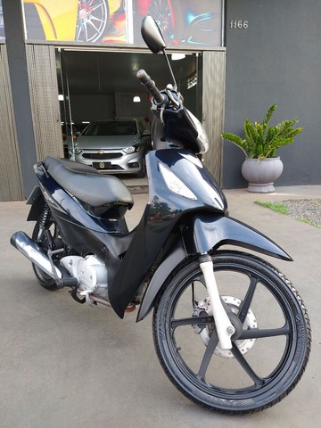 BIZ 125 + 2009/2010 AZUL ESCURA METÁLICA