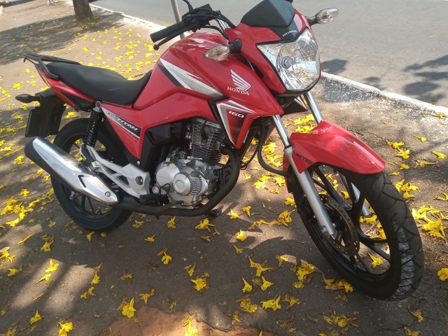 TITAN 160 EX COMPLETA VERMELHA
