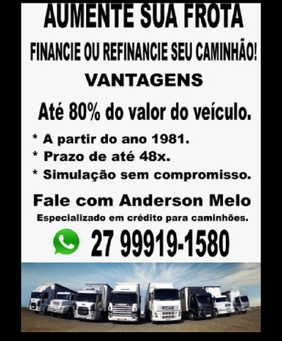 CAMINHÕES- FINANCIAMENTO-  NÃO É CONSÓRCIO 