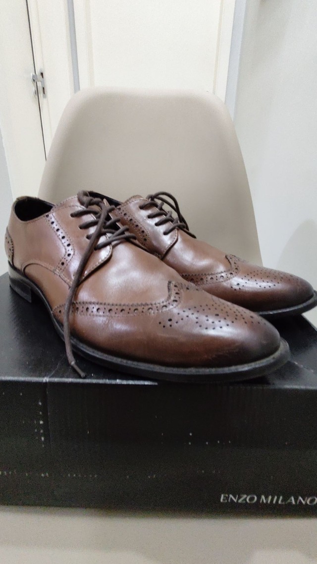 Sapato social Enzo Milano 40 - Roupas e calçados - Teresópolis, Porto  Alegre 1015774001 | OLX