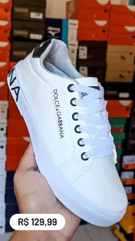 Tenis dolce gabbana branco 2024 masculino