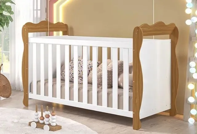 Berço Cama Americano Lisi, 100% MDF (Novo)