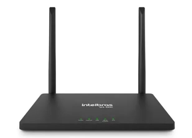 Roteador Wireless Wi-force Intelbras W4-300f Cor Preto 110V/220V