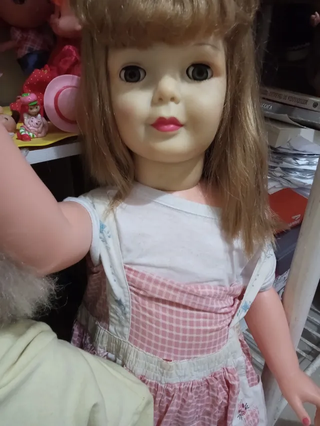 Boneca Antiga Amiguinha Da Estrela 80s - Altura 80cm - R$ 450,00