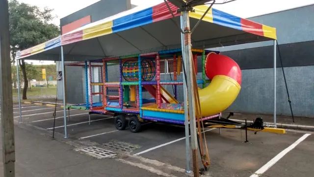 Tenda Pirâmide 5x10 - Galvanizada - Pronta entrega.  - Foto 4