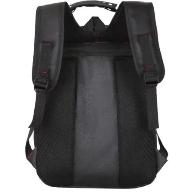 Mochila De Couro Grande Impermeável Trabalho Faculdade - Foto 5
