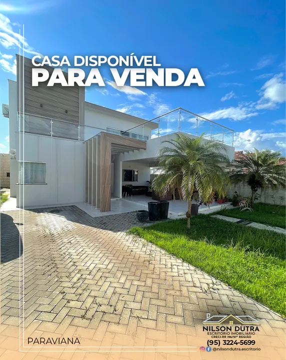 Casa à venda na rua Anísio de Carvalho, bairro Paraviana
