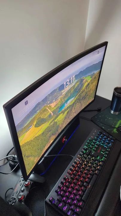 Monitor Samsung 24 pol. Tela curva - Foto 3