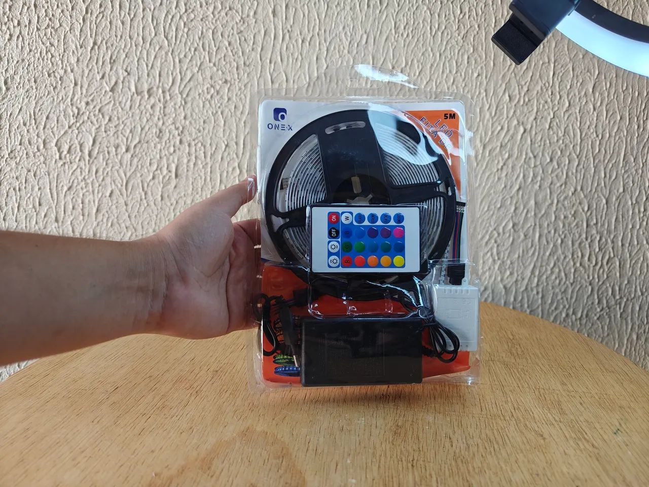 Fita led RGB 5 metros completa com fonte  - Foto 2