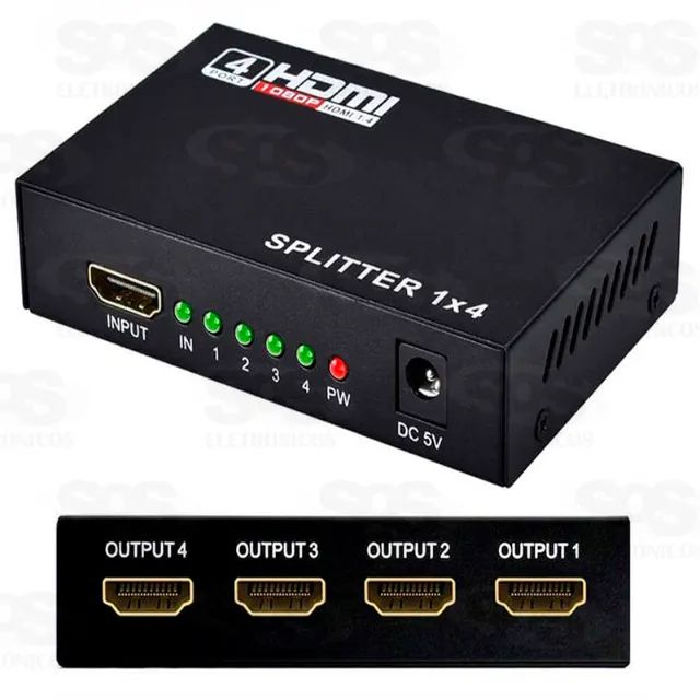 Hdmi Splitter C/ Amplificador  1080p 3d Xt-2047 Xtrad - Foto 3