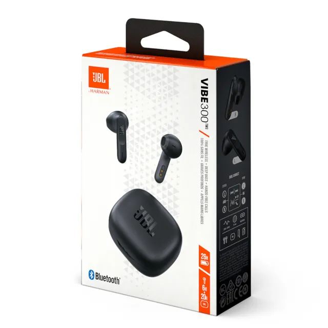 Fone de ouvido JBL Vibe 300 TWS Preto 