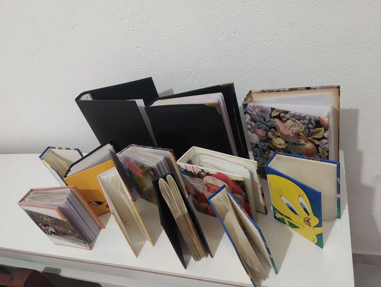 Lote com 11 álbuns.