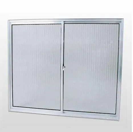 janela 2 folhas 100x100 vidro canelado aluminio natural