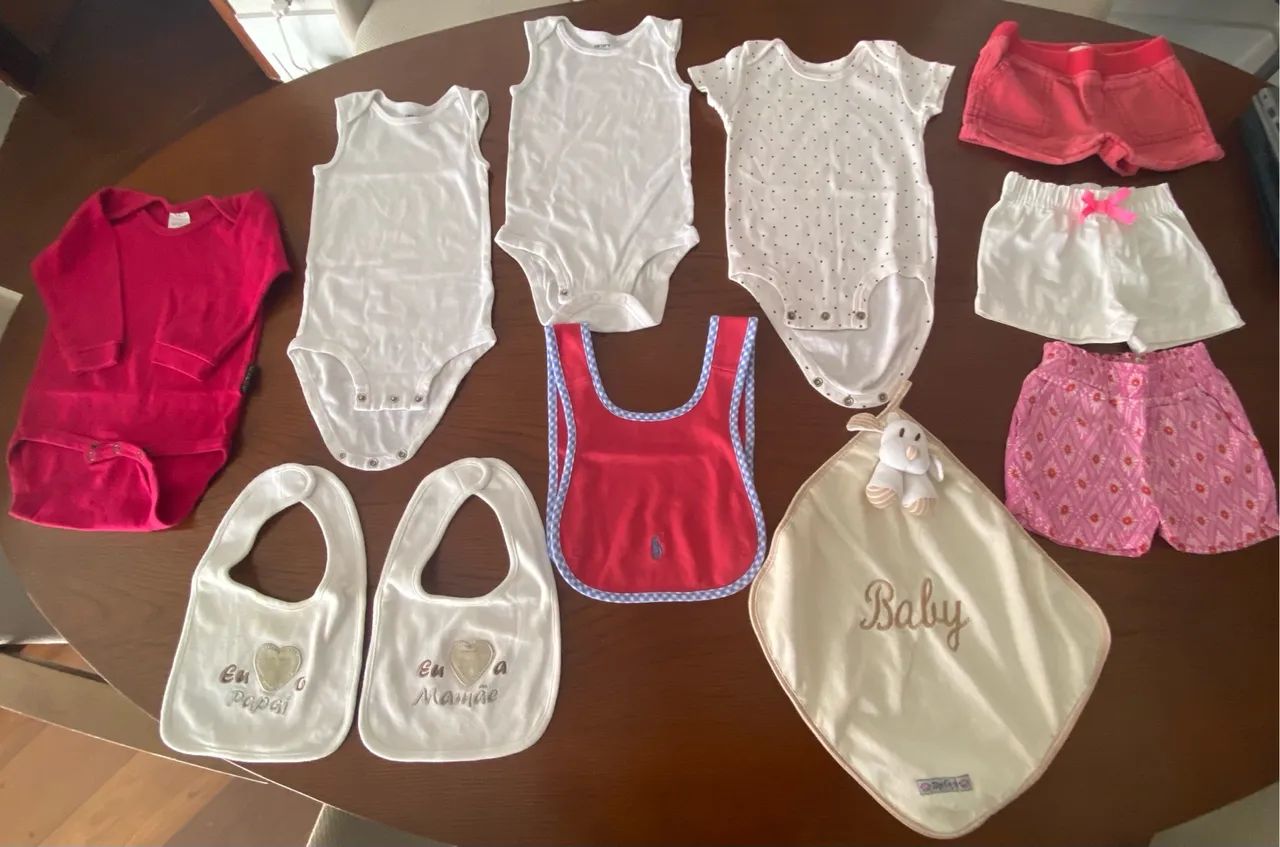 Lote de roupas 6m a 18m marcas famosas - Foto 5