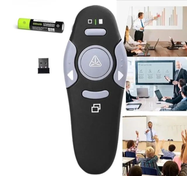 Apresentador Slider Apontador Laser PowerPoint Controle Sem Fio