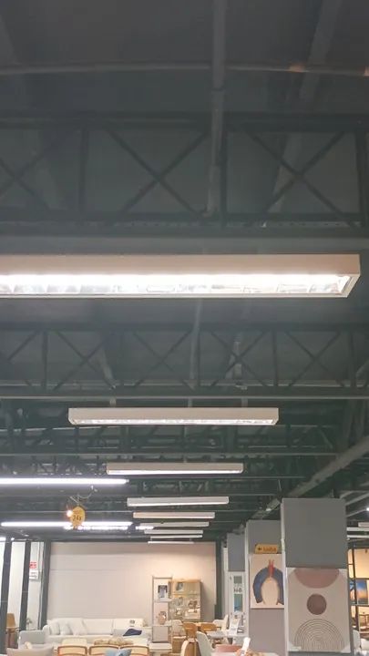 Luminaria Calha para Lampada Led tubular 120cm - Foto 2