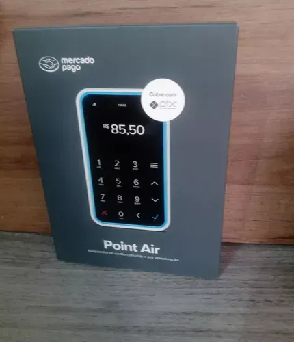 MAQUININHA DE CARTÃO - REVENDEDOR MERCADO PAGO / POINT AIR 4G, TELA TOUCH SCREEN, CABO USB
