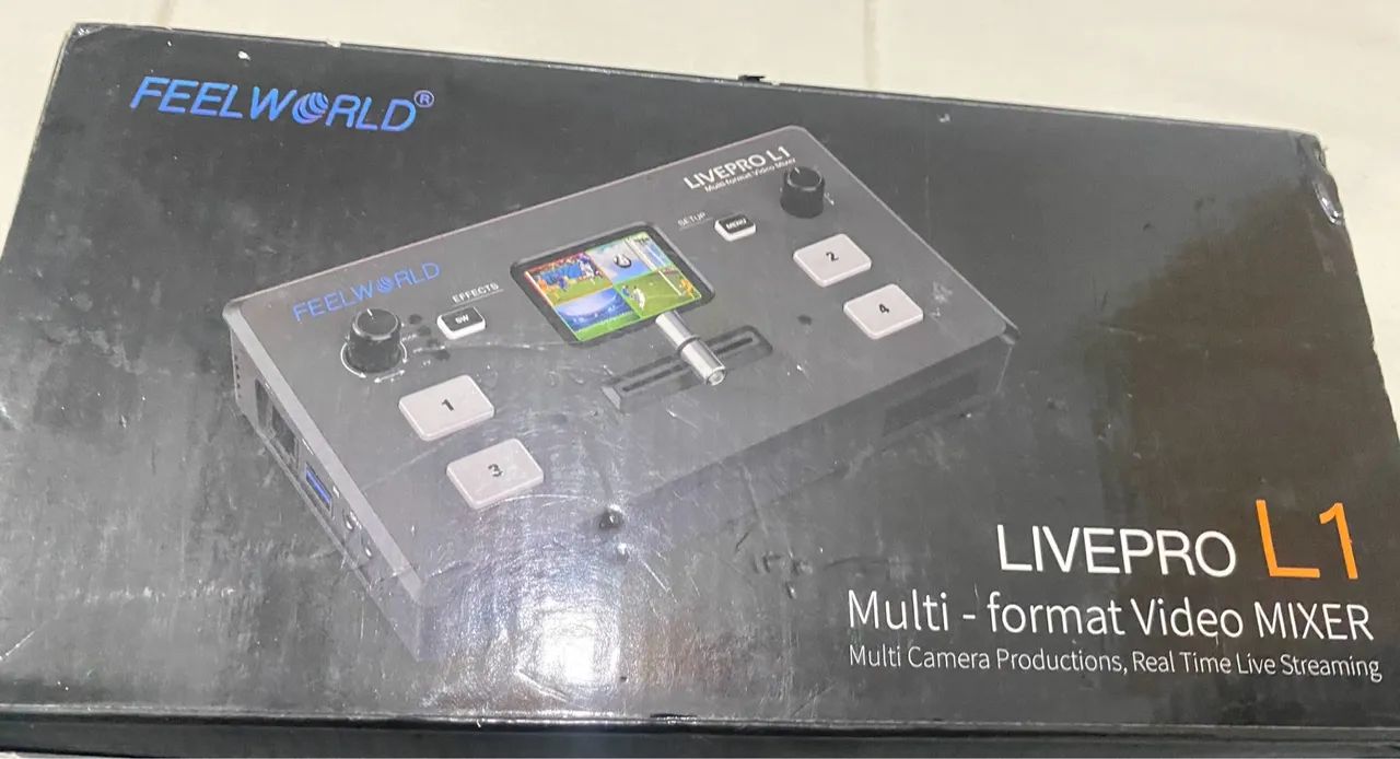 Mixer de Vídeo Feelworld Livepro L1 - Foto 4