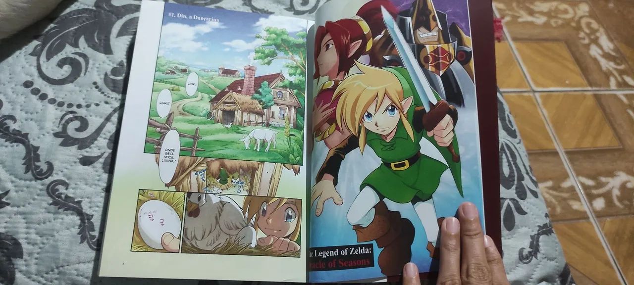 The Legend of Zelda: Oracle of Seasons e Oracle of Ages - Mangá - Hqs - gibi - Panini - Foto 3
