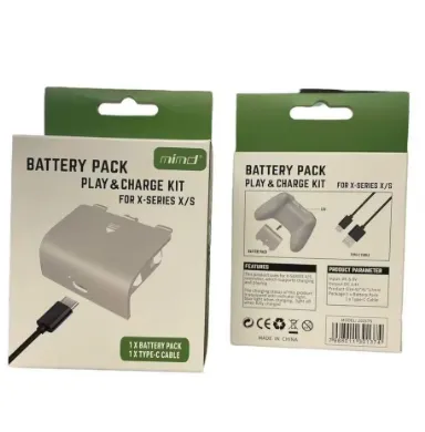 Bateria e Cabo carregador de Controle Joystick xbox Series X e S