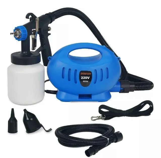 Pistola de Pintura Pulverizadora Tinta com Bico de Metal Compressor de Tinta Viscosímetro  - Foto 2