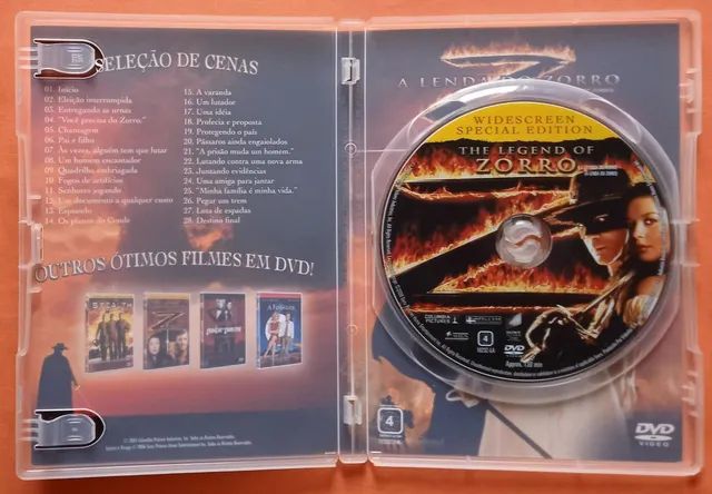Dvd A Máscara do Zorro + A Lenda do Zorro - CDs, DVDs etc