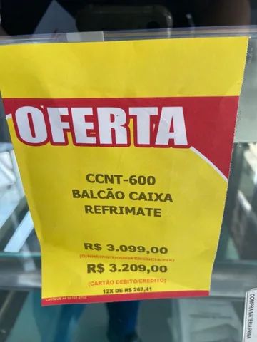 BALCÃO CAIXA PESAGEM NEW TITANIUM CCNT-600 - REFRIMATE  - Foto 3