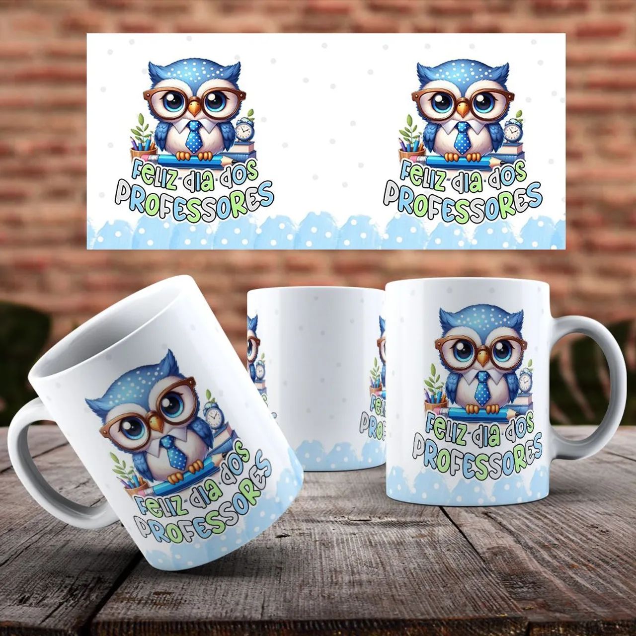 Caneca PROFESSOR coruja - Foto 4