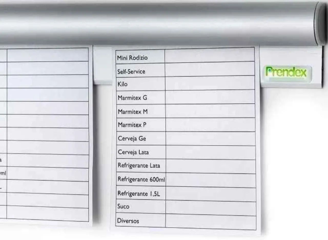 Porta comanda PRENDEX 150cm - restaurantes, bares, pizzarias...