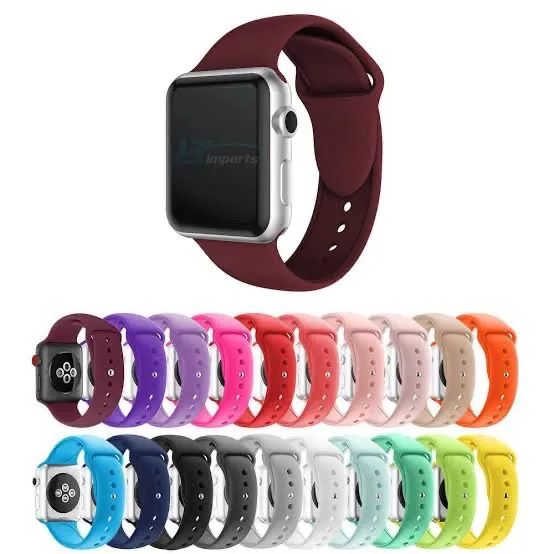 Pulseiras de Silicone para Apple Watch 42/44mm - Diversas Cores