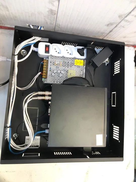 Alarme câmeras, cerca elétrica concertina motor de portão  - Foto 4