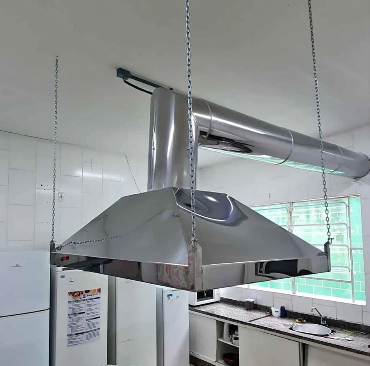Coifa industrial inox sob medida (Alef)