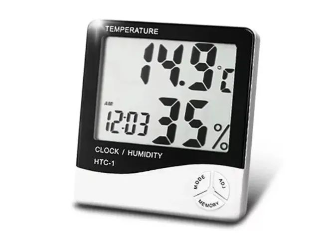 Termo-higrômetro Temperatura E Umidade Relógio Arduino Automação Robotica COD-AP99
