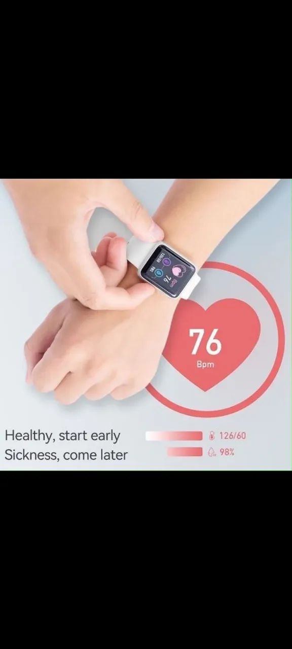 Smartwatch D20 - Monitoramento de Saúde - Foto 2